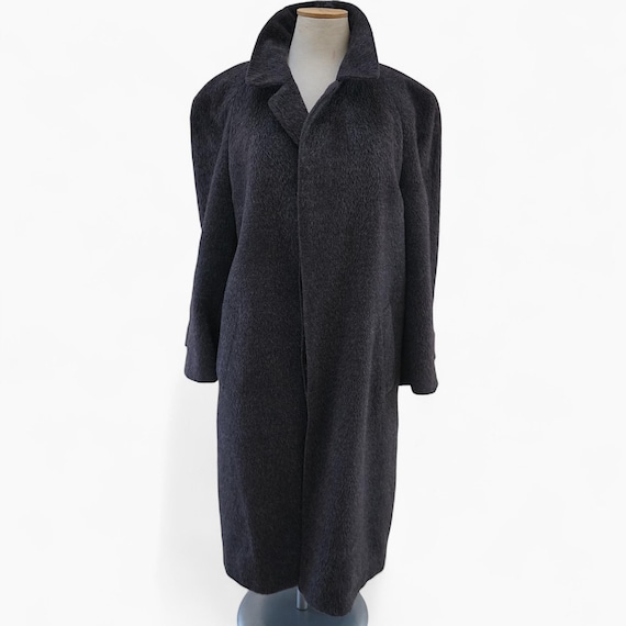 ジャケット・アウター 90s- wool alpaca shaggy long coat Vintage 90s Wool Alpaca Coat Women Men, Vintage Single Breasted
