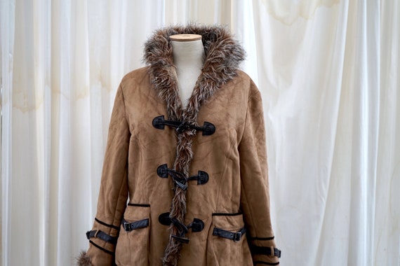 Vintage long penny lane coat. Women afghan coat. … - image 4