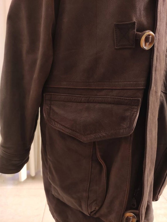 Peter Hahn | 90's Oversized Leather Jacket. Men T… - image 5