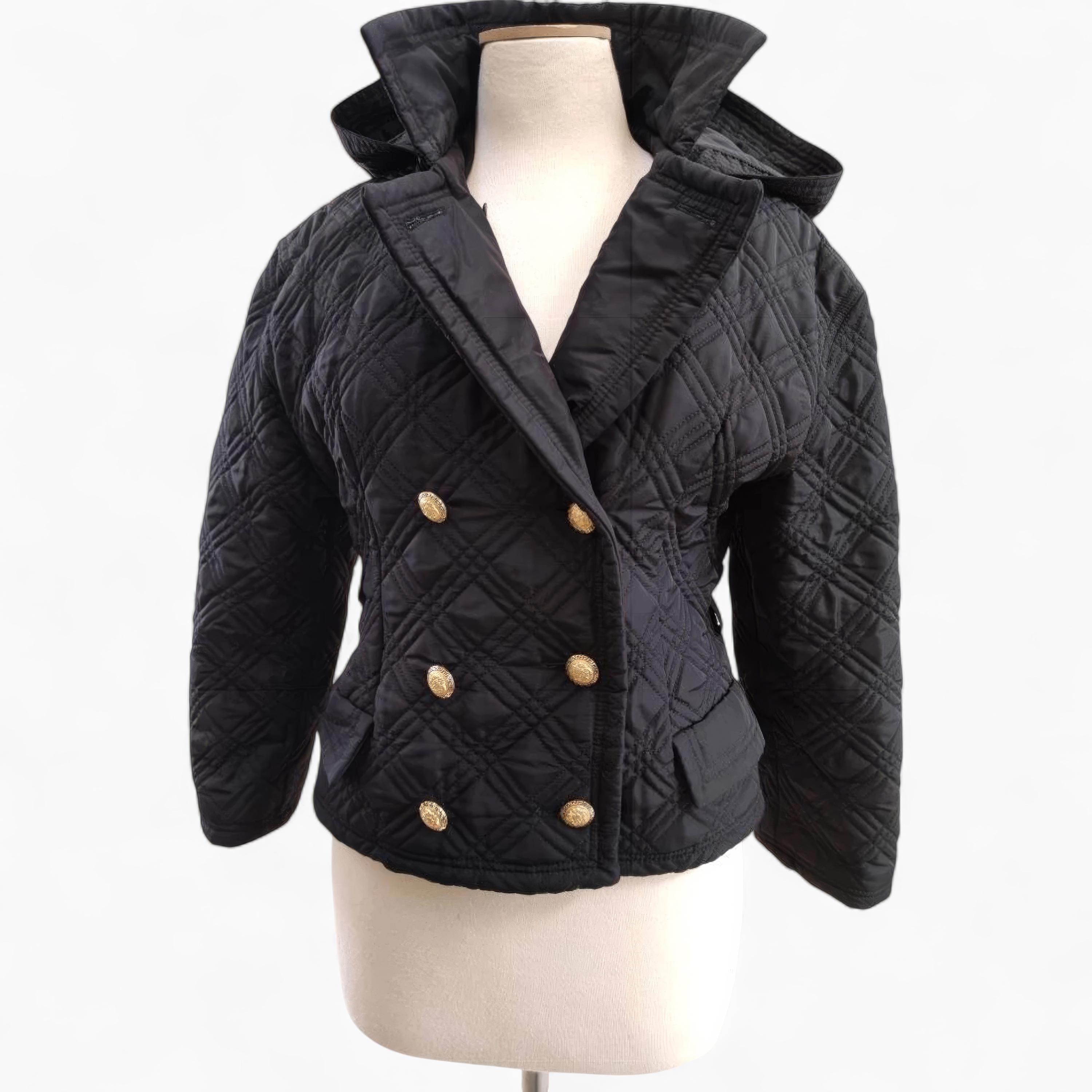 ジャケット・アウター versace vintage coat vintage versace Mens Trench Coat long Black Lambskin jacket