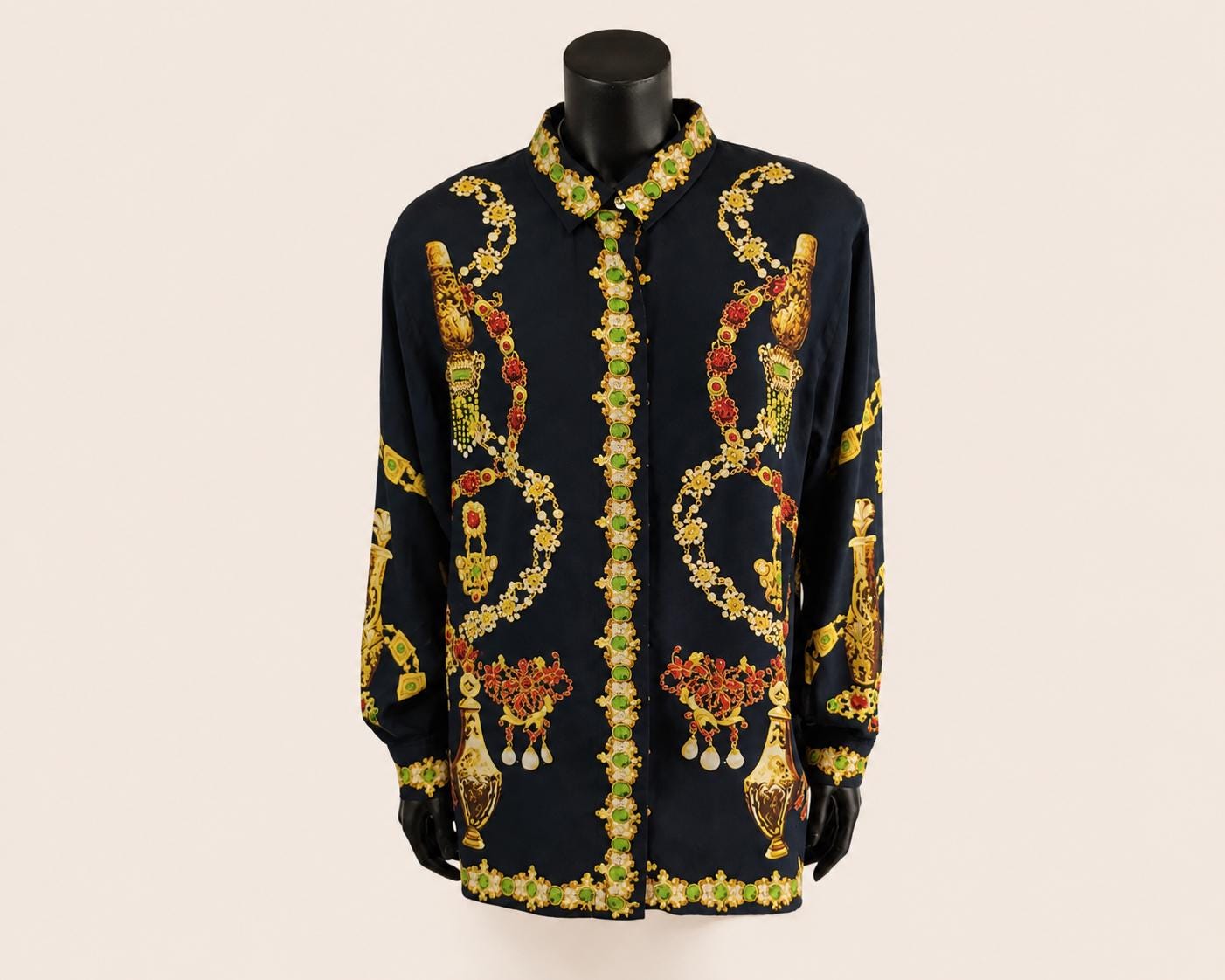 Men Vintage Gianni Versace Silk Shirt - Etsy