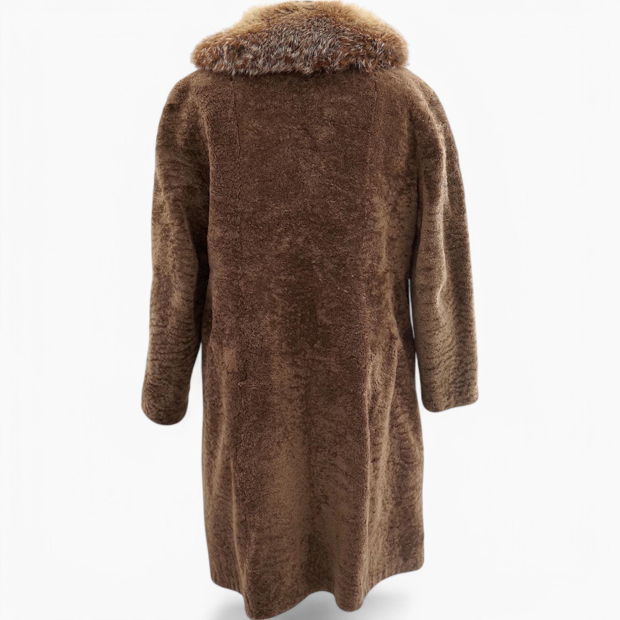 Cappotto Pelle Uomo B-7 Parka – Pelle Di Agnello Marrone, Con Cappuccio, Nuovo Con Etichette, Noble House!