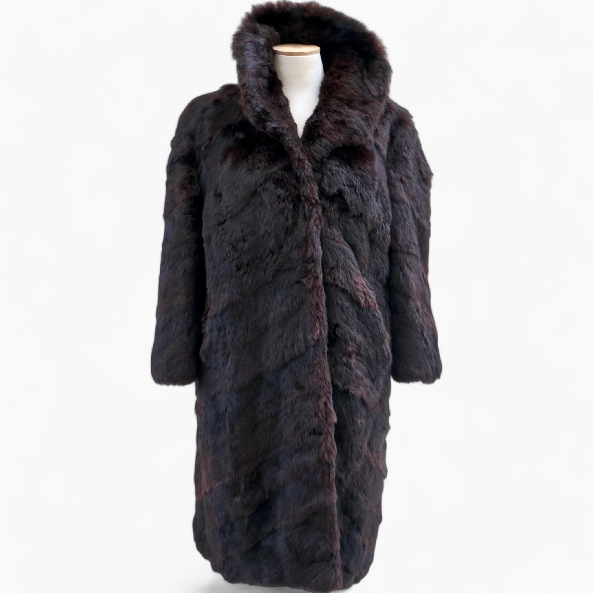 Vintage 70s Boho Shearling Fur Coat for Women Penny Lane