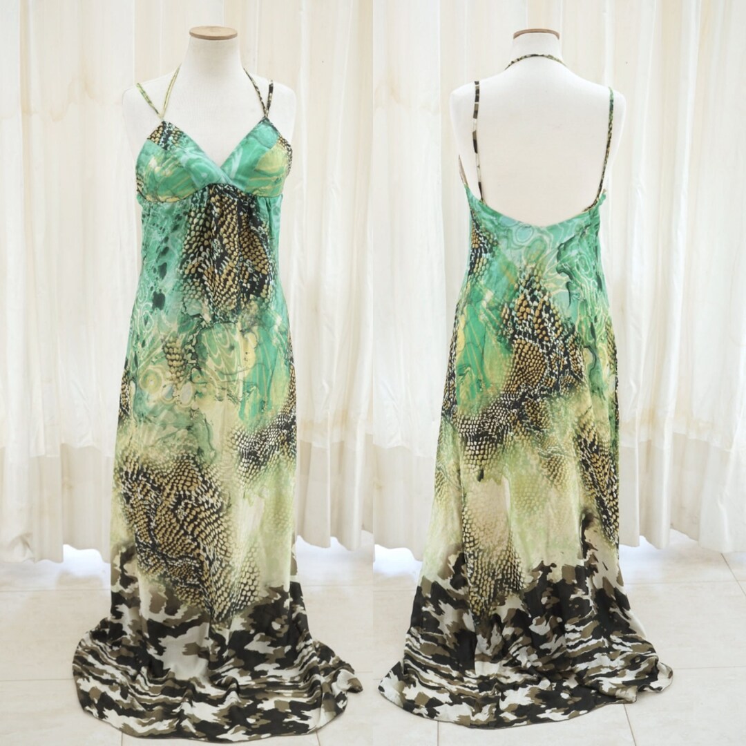 Aslanis Animal Print Greek Goddess Dress, Infinity Dress, Boho Wedding ...