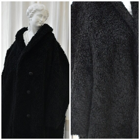 Coat Oversized Boucle Coat 