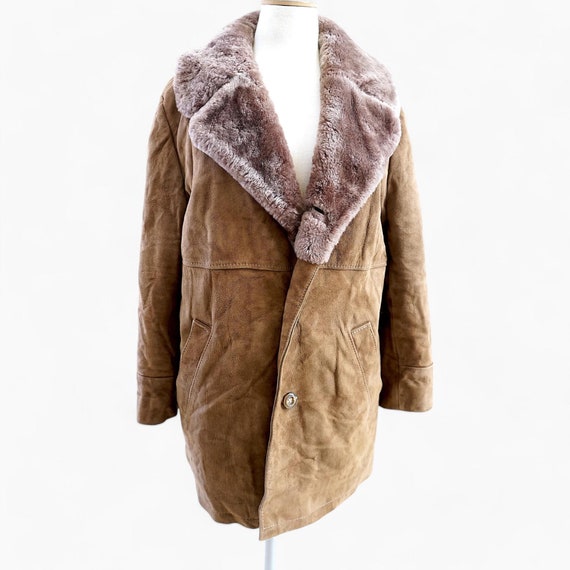 Veste En Peau De Mouton Canterbury - Taille M Homme, Occasion Très Bon état, Doublure Laine