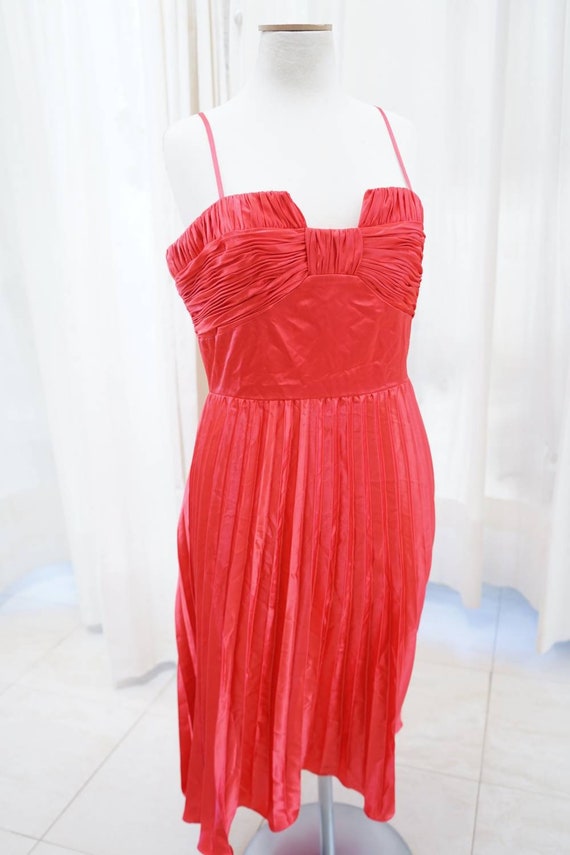 Vintage Passion Red Dress. Ruby Red Infinity Open… - image 3