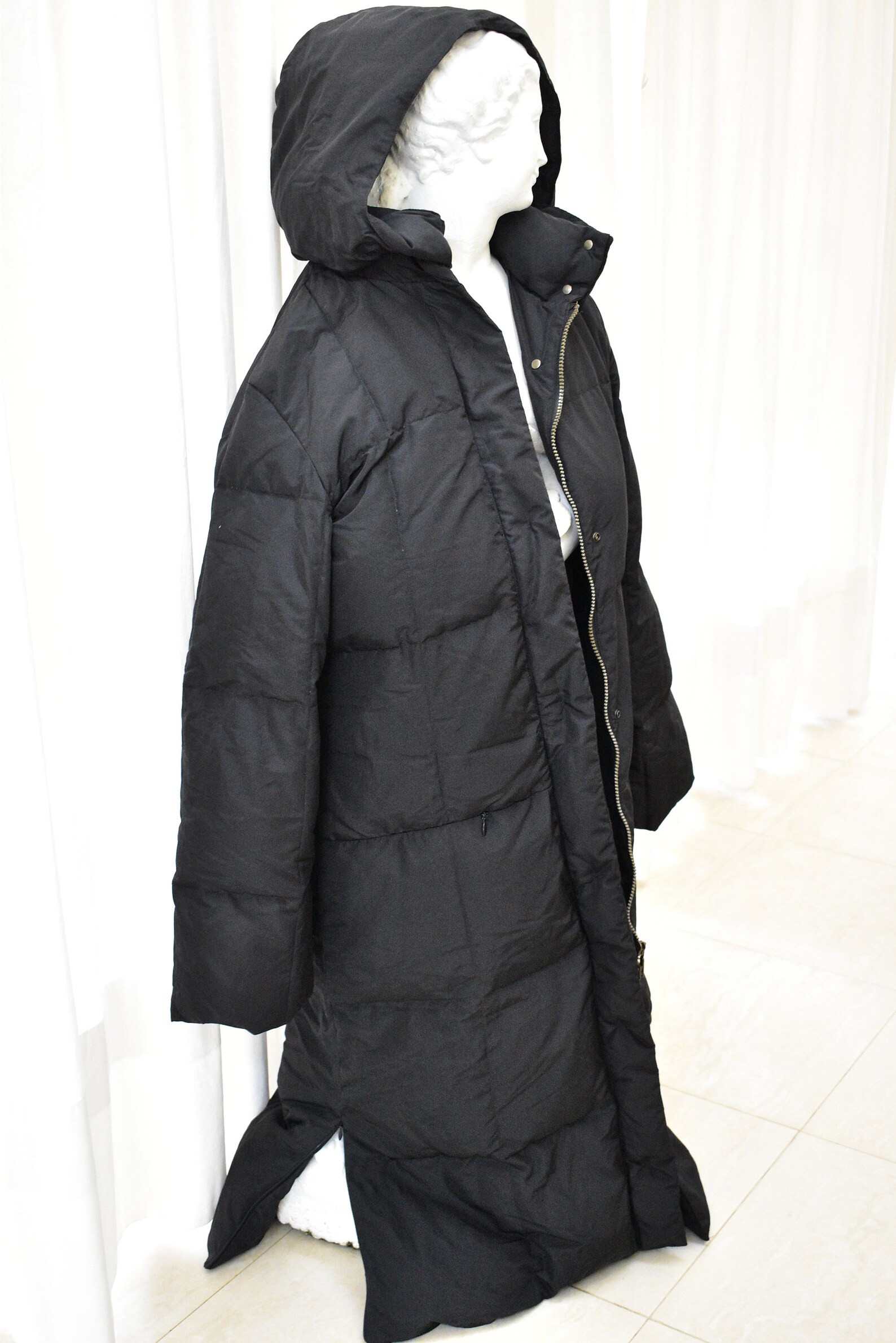 mara black puffer jacket