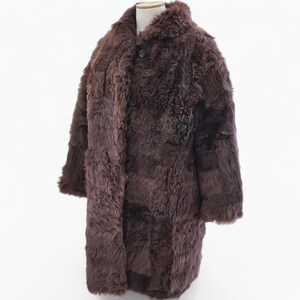 70&#39;s Boho Penny Lane Coat. Women&#39;s Sheepskin Coats Vintage Shearling Jacket. Shaggy Fur Hippie Afghan Coat. Long Winter Coat. Gift for her
