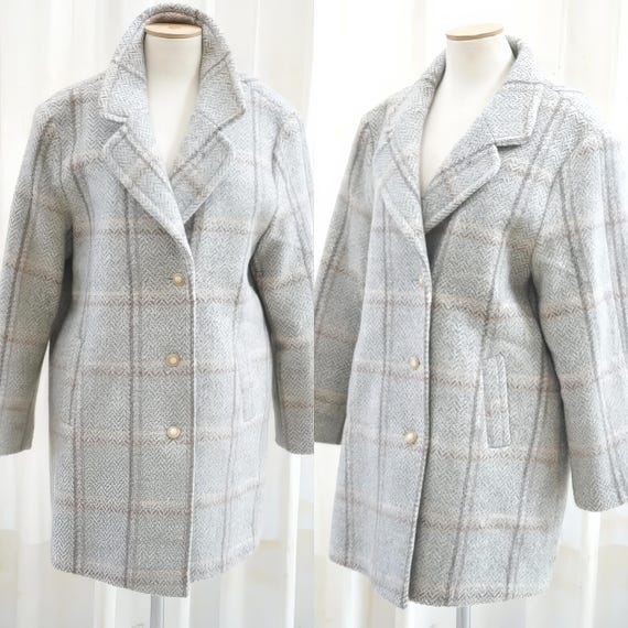 Plaid spring coat hotsell
