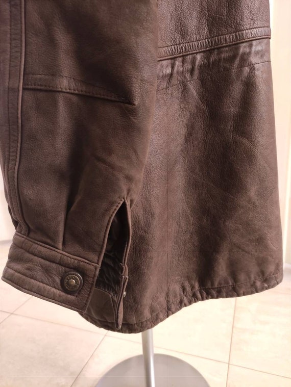 Peter Hahn | 90's Oversized Leather Jacket. Men T… - image 7