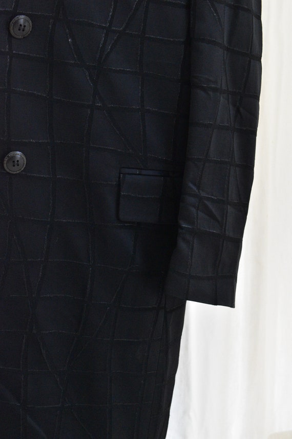 VERSACE, Vintage ISTANTE 90's  Navy Blue Coat for… - image 7