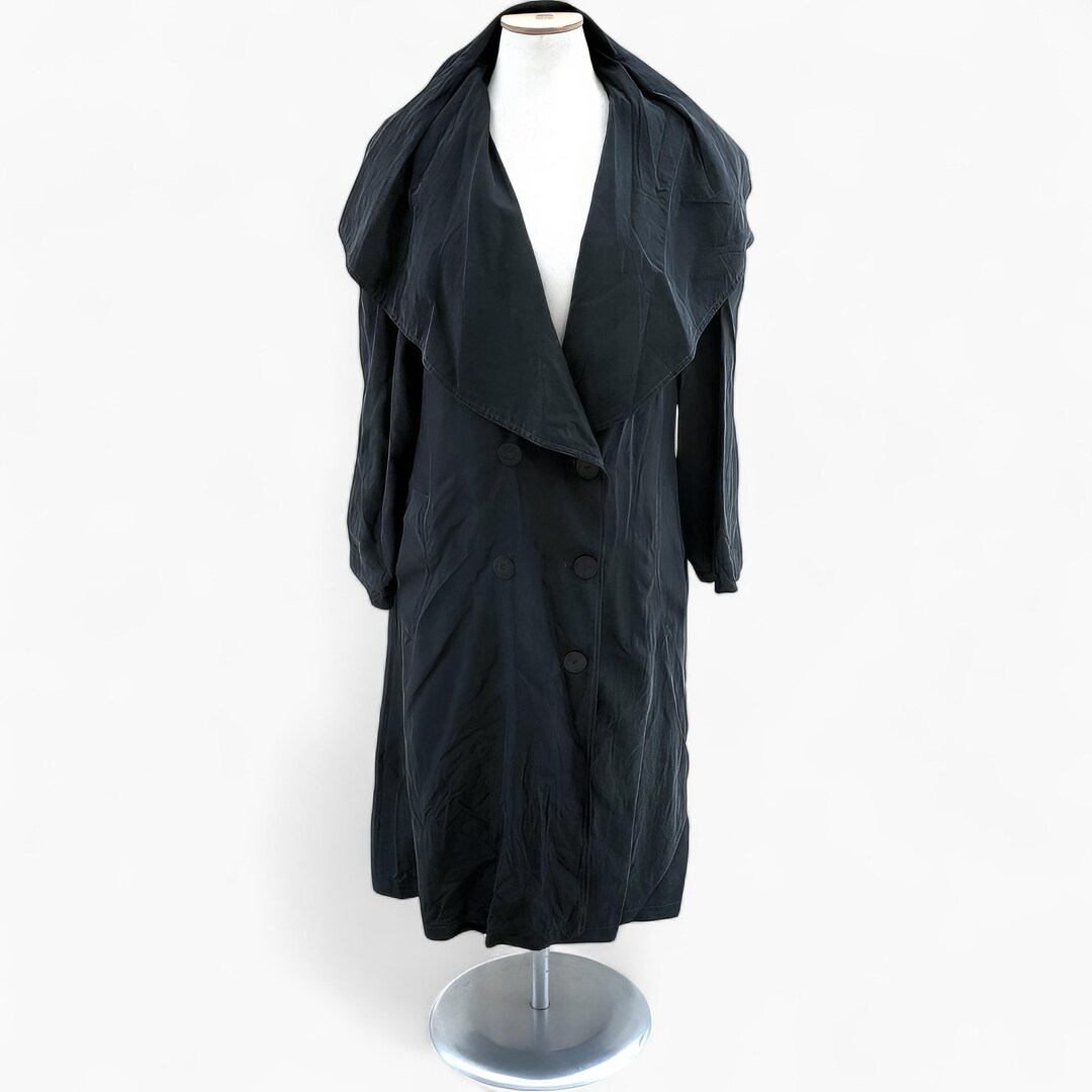 新品　deres weightlessness silk trench coat Metallic Belted Trench Coat | Karen Millen