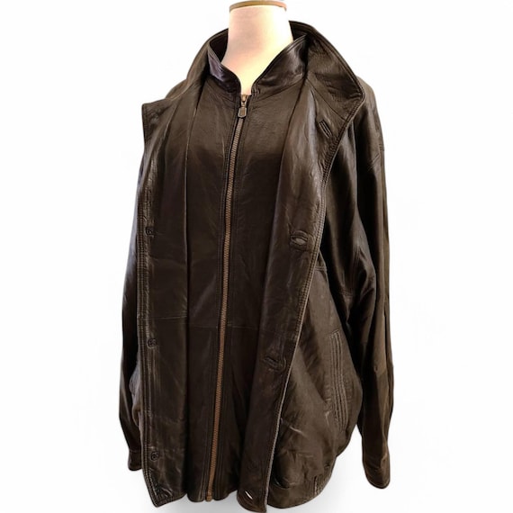 PIERRE CARDIN, Vintage 100% Real Lamb NAPPA Leather Jacket PIERRE CARDIN, Vintage 100% Real Lamb NAPPA Leather Jacket