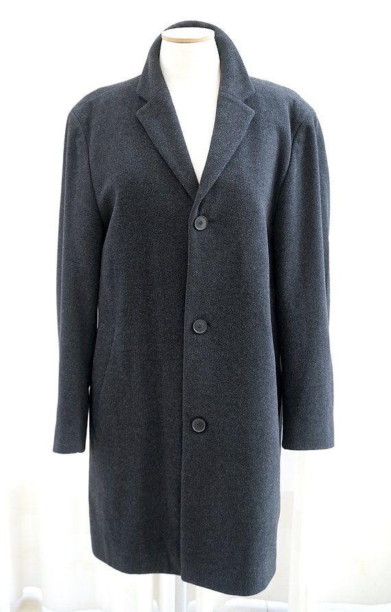 Men's Hugo Boss Virgin Wool Coat. Gray Gentleman'… - image 2