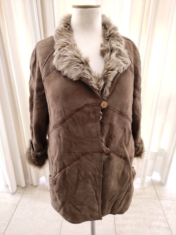 Vintage Shearling Coat 90s Sheepskin Thick Sheep Wool Vintage Shearling Coat 90s Sheepskin, How Much Does It Cost To Dry Clean A Sheepskin Coat