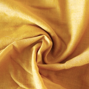 Kokka ICHI ON KIRE eco Solid Double Gauze - Mustard yellow