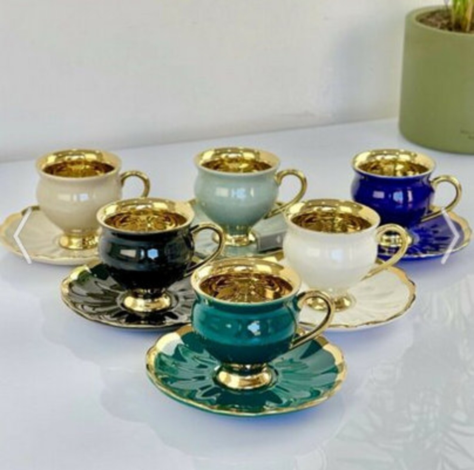 Turkish Coffee Cup Set Local TradionalKitchen DecorEspresso Etsy