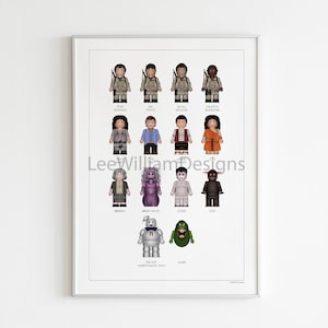 Ghost busting toy figure inspired illustrated artwork | Art | Poster