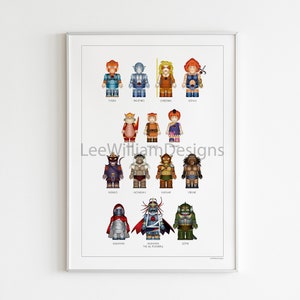 Thundercats toy figure inspired illustrated artwork | Art | Poster