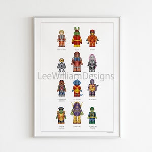 Figura de juguete de Bucky y Toad Wars inspirada en ilustraciones ilustradas / Arte / Póster