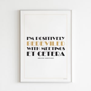 Affiche de citation de Schitt&#39;s Creek Moira Rose