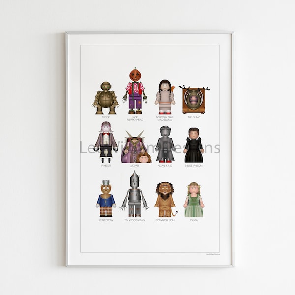 Return To Oz  toy figure inspired illustrated artwork | Art | Poster