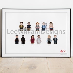 John Marrs - The One toy figure inspired illustrated artwork | Art | Poster