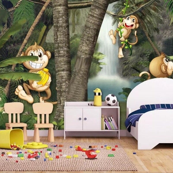 Kids Room Wallpaper Etsy UK