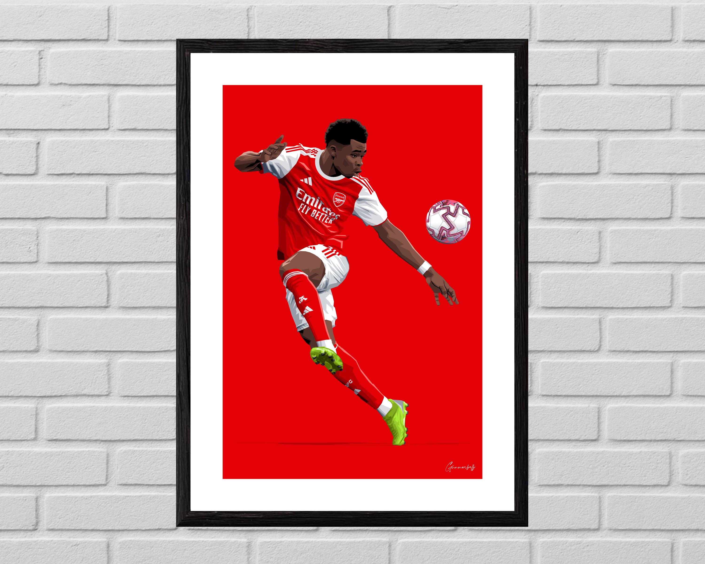 Arsenal - Bukayo Saka 25/26 - A4/A3 Print - Etsy
