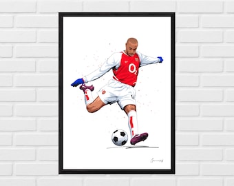 Thierry Henry Arsenal - A4/A3 Print