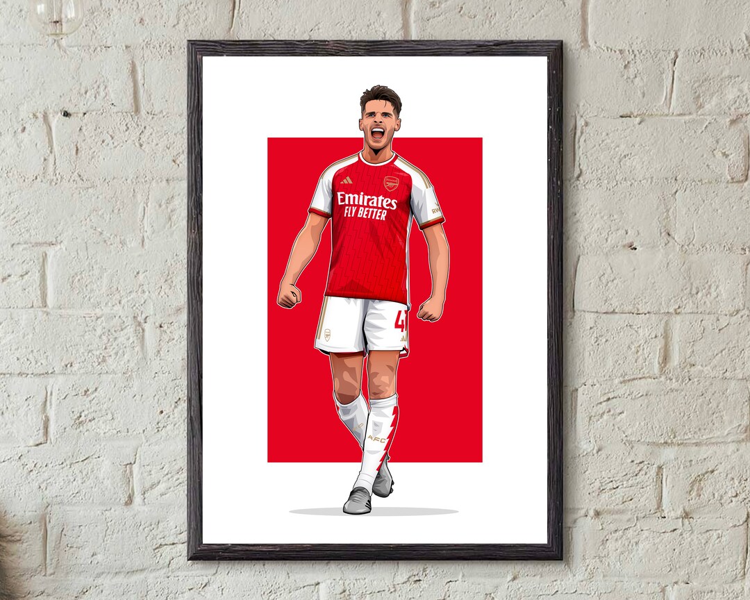 Arsenal Declan Rice A4/A3 Print - Etsy