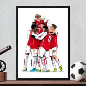Arsenal Celebration - A4/A3 Digital Print