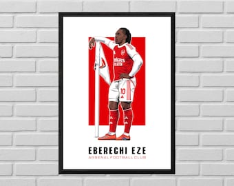 Arsenal - Eberechi Eze - A4/A3 Digital Print