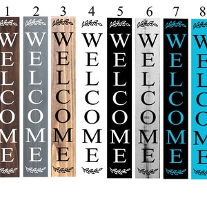 Welcome wooden sign, front porch welcome sign, front door welcome sign, housewarming gift for new homeowners, closing gift for clients