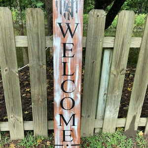 Cartel de bienvenida personalizado, cartel de bienvenida con nombre de familia, cartel de madera personalizado, regalo de inauguración de la casa, regalo personalizable, cartel de puerta delantera imagen 6