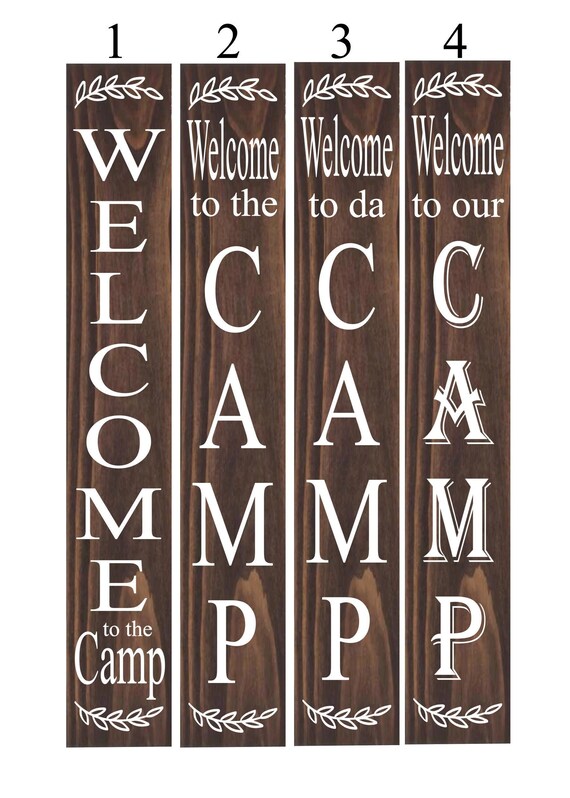 Welcome to the Camp Sign Da Camp Camp Life Front Porch - Etsy