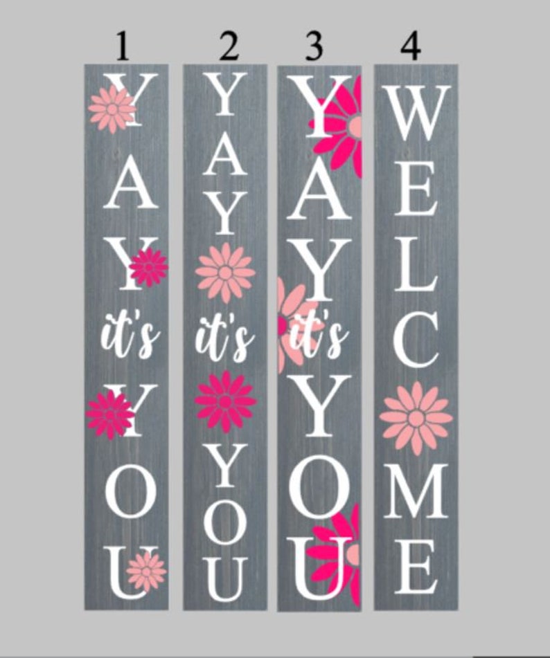 Daisy Sign Daisy Decor Front Porch Sign Door Leaner Etsy