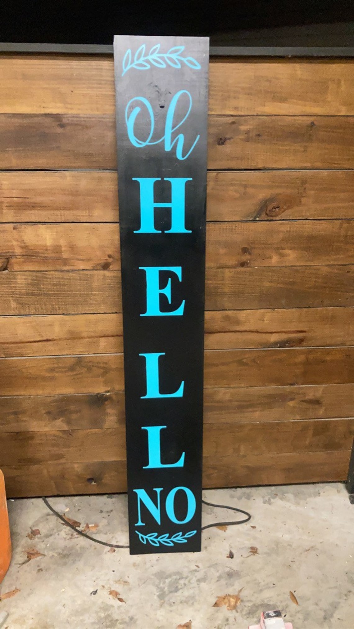 Oh Hell No Welcome Sign Front Porch Welcome Sign Funny - Etsy