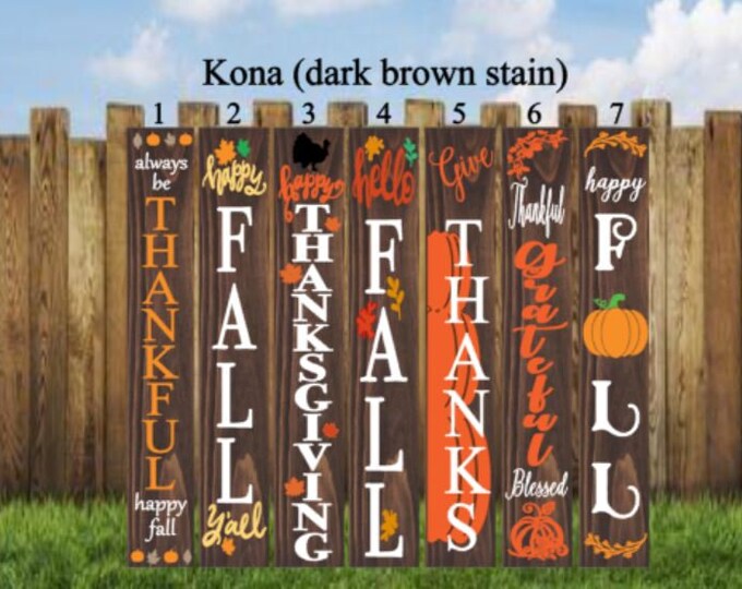 Reversible Fall Sign Reversible Fall Halloween Welcome Sign: Hand-painted Wood Outdoor Decor ...