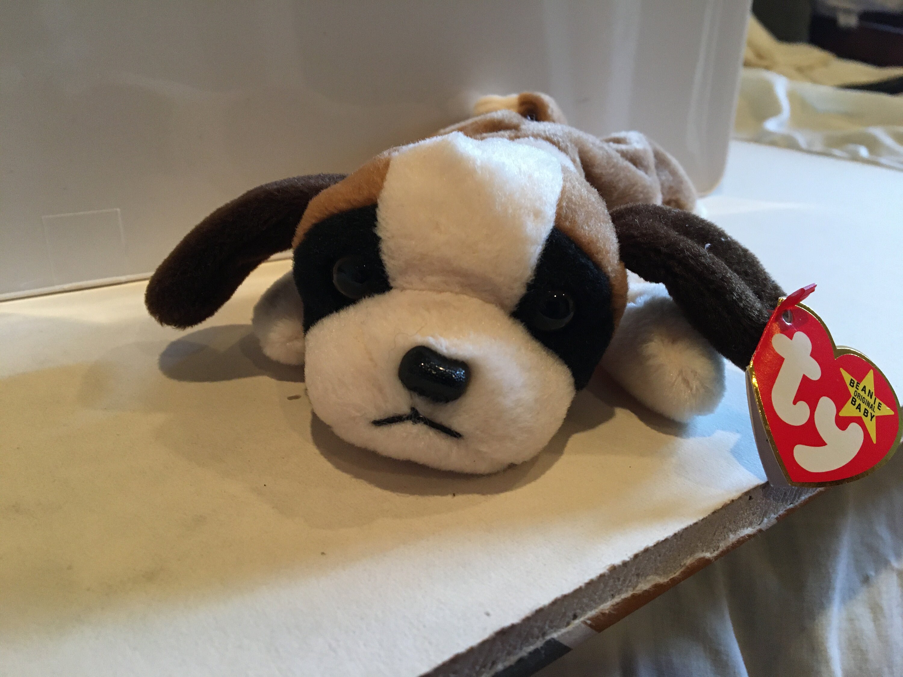 Very Rare TY BERNIE the St. Bernard Beanie Baby Etsy