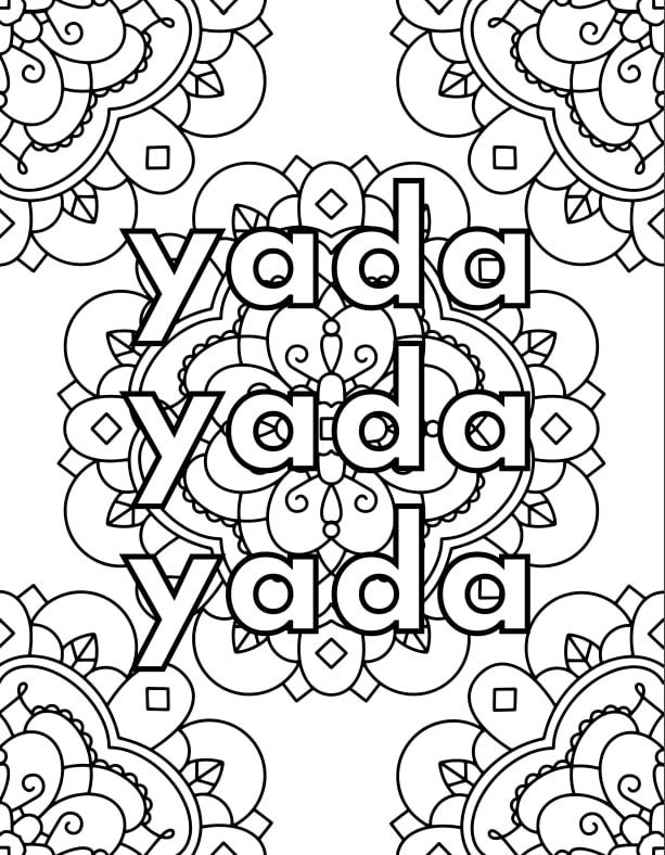 Seinfeld Series Inspired Coloring Pages With Quotes and Well - Etsy