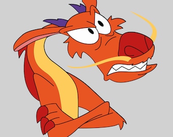 Mushu svg, Mulan svg, Dragon svg, Mushu png