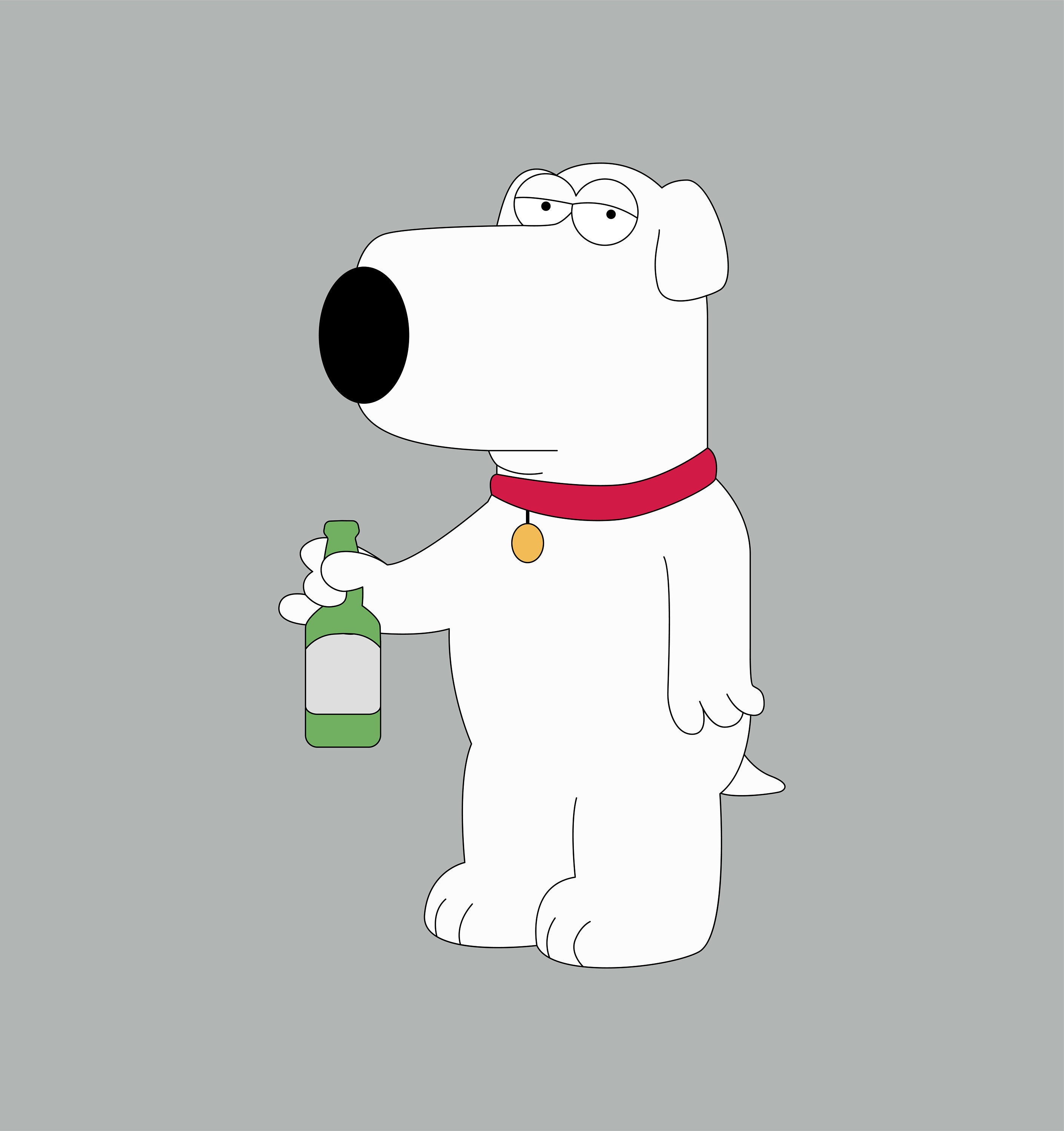 Download Brian Griffin svg Family guy svg png Family guy print Dog ...