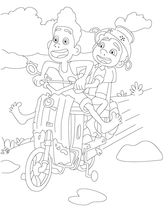 Luca Coloring Pages Printable for Free Download