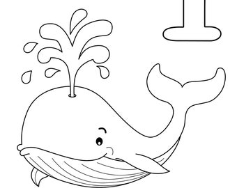 数字の塗り絵、1～10の数字、水中生物、海の動物の塗り絵、子供向けの