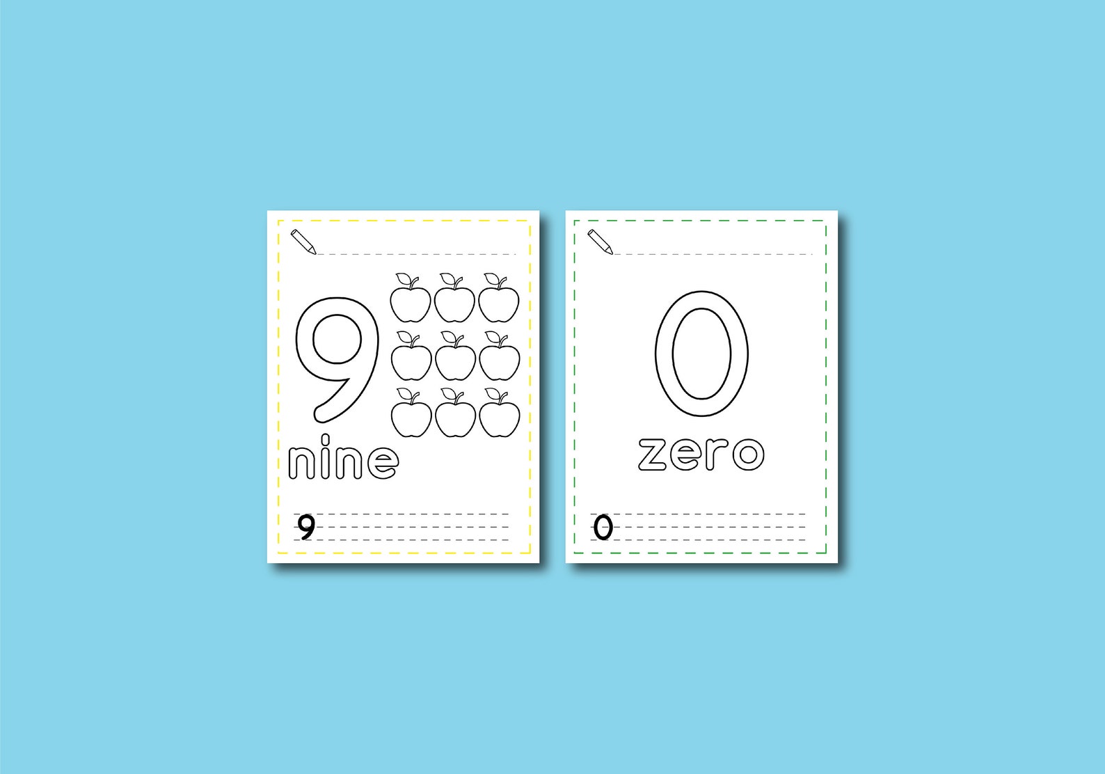 Numbers Coloring Pages Preschool Kindergarten Homeschool Worksheets 26 ...