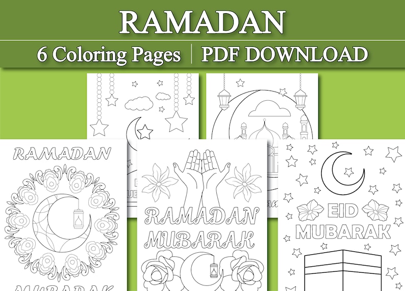 Ramadan Coloring Pages Ramadan Mubarak Printable Coloring Pages ...