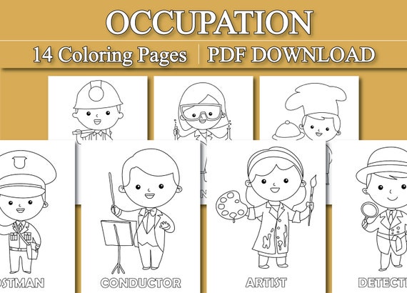 Occupations Colouring Pages occupations-colouring-pages