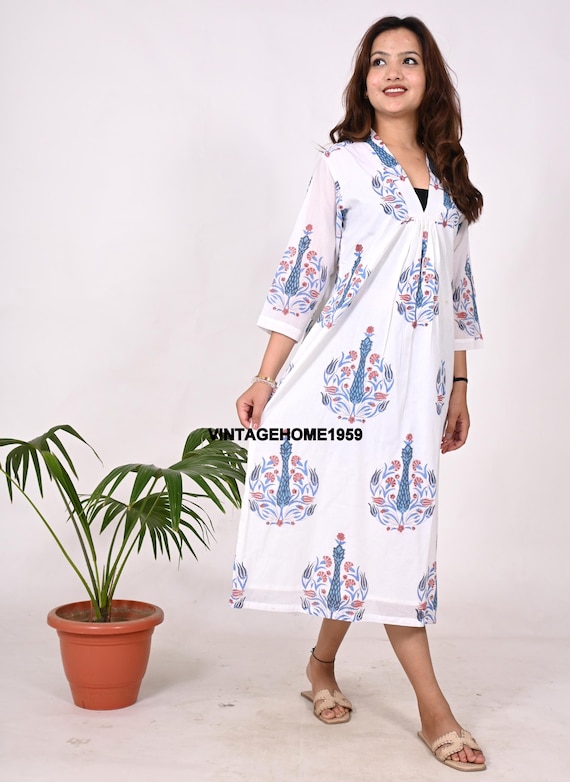 ivory summer dress Ivory Cloud Cotton Day Dress 2X / Ivory